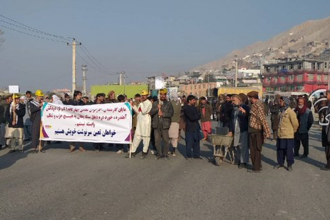 Protests of Taliban-controlled gold miners in Badakhshan, Afghanistan, Dec 2-10, 2019